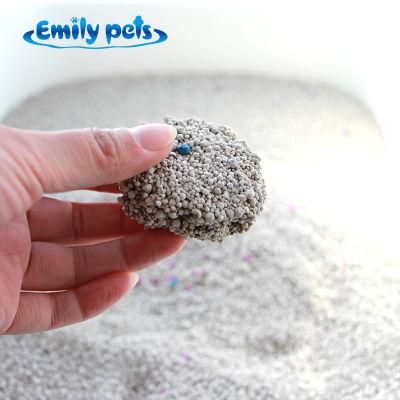 Ball-Shaped Clumping Bentonite Cat Sand for Toilet Arena PARA Gatos