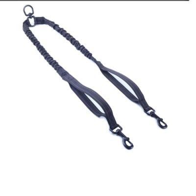Hot Sale&#160; Night Reflective Bungee Dog Leash for Two Pet Dogs Walking