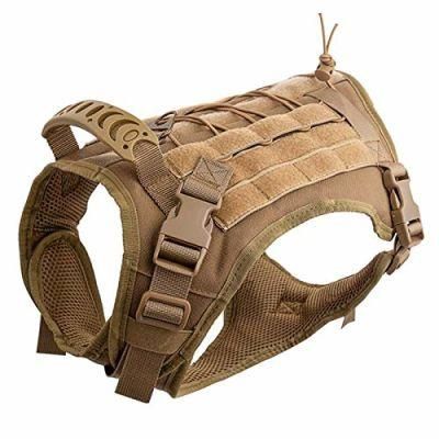 Durable Sturdy Tactical Dog Vest-Training Molle Harness-Tactical Dog Backpack