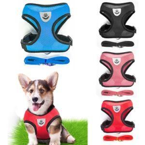 Breathable Small Dog Pet Harness and Leash Set