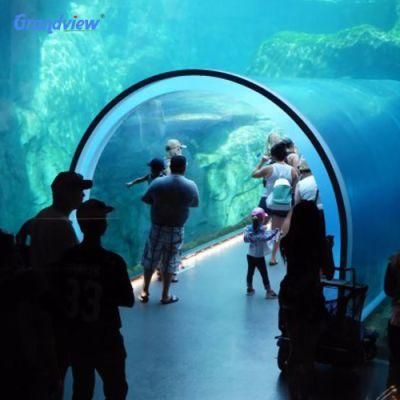 Customized Large Transparent Aquarium Plexiglass Aquarium Tunnel