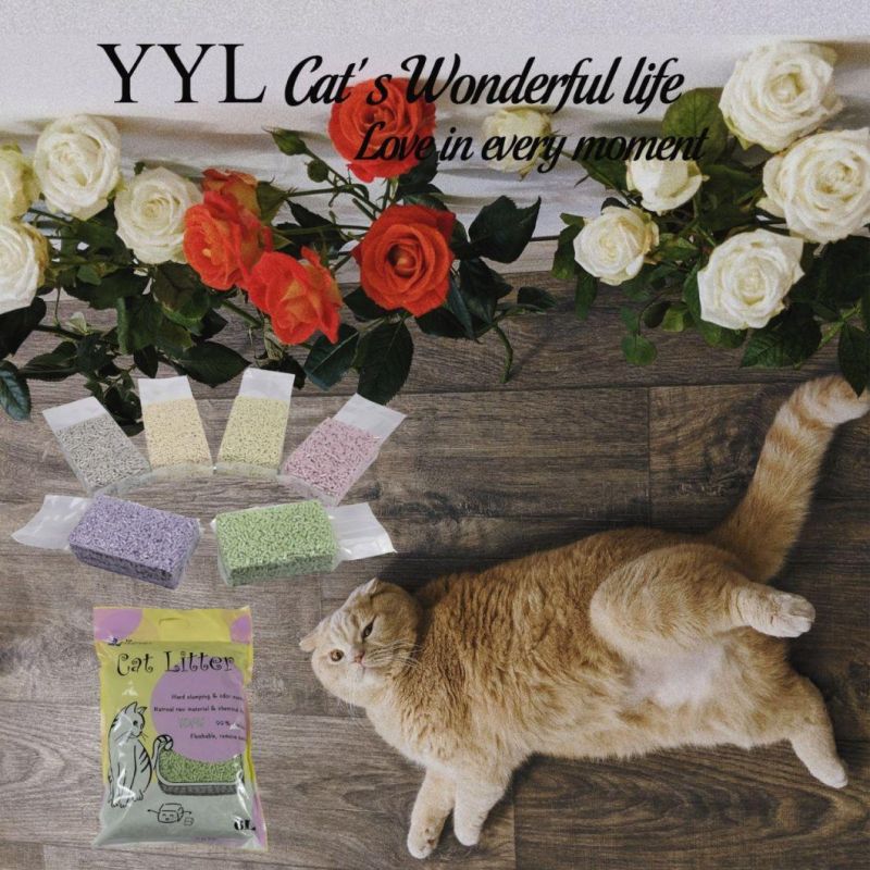 Tofu Cat Litter with Natural Material