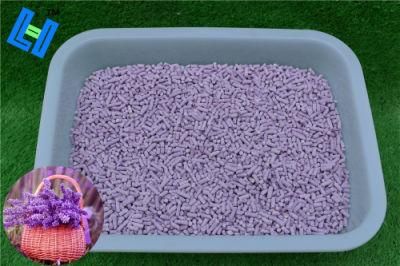 Lavender Tofu Cat Litter with Strong Odor Control and Clump