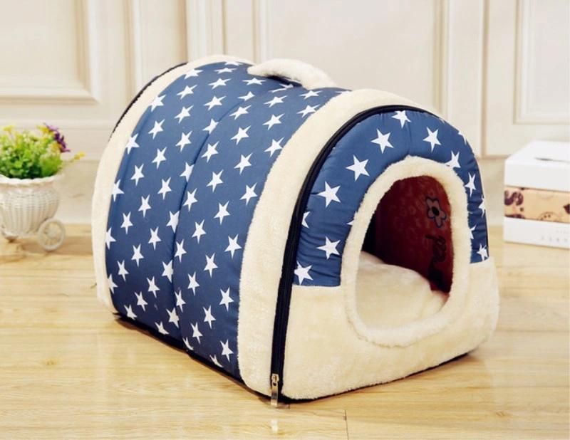 Dog Products Kennel Nest Foldable Pet Bed Pet Travel Bed Pet House