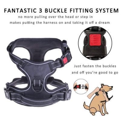 3m Reflective Soft Training Handle Dog Harness