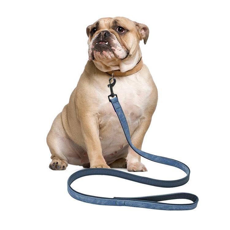 Pet Accessories Custom Dog Collars Durableluxury Soft PU Leather Personalized Pet Dog Tag Necklace Rope Leash Lead