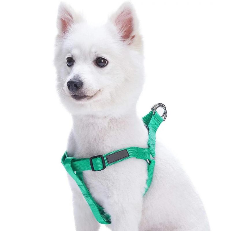Customized Design Pet Supplies Adjustable Soft Nylon Pet Dog Harness Wholesale