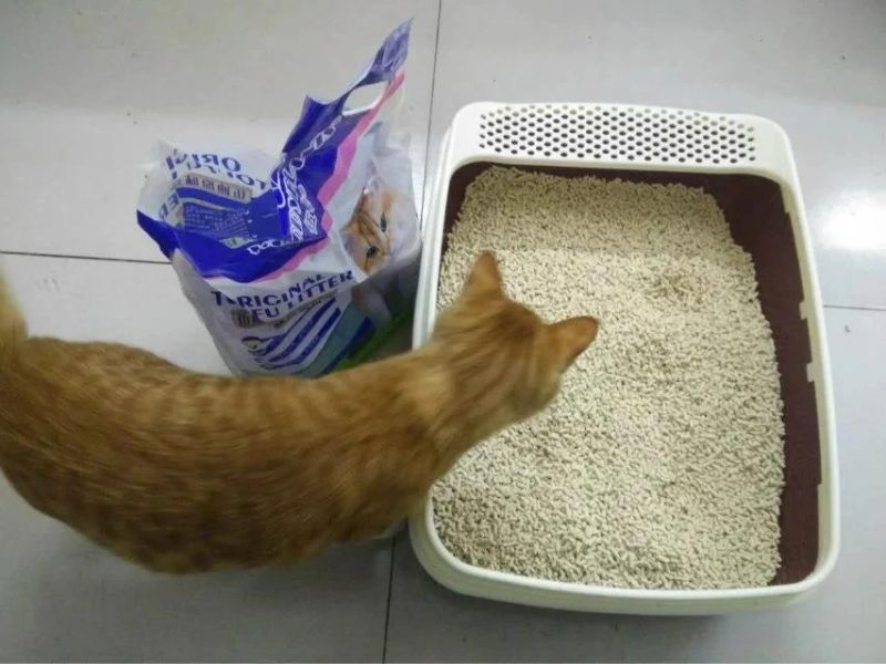 High Quality Tofu Cat Litter with Hard Clumping and Super Absorption and Odor Control and Low Dust