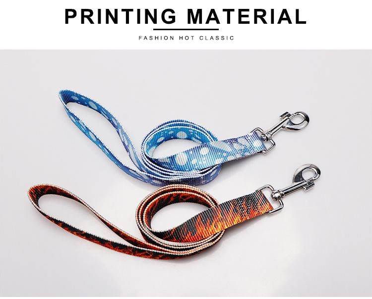 Wholesale Service Heavy Duty Strong Custom Print Sublimation Dog Leash
