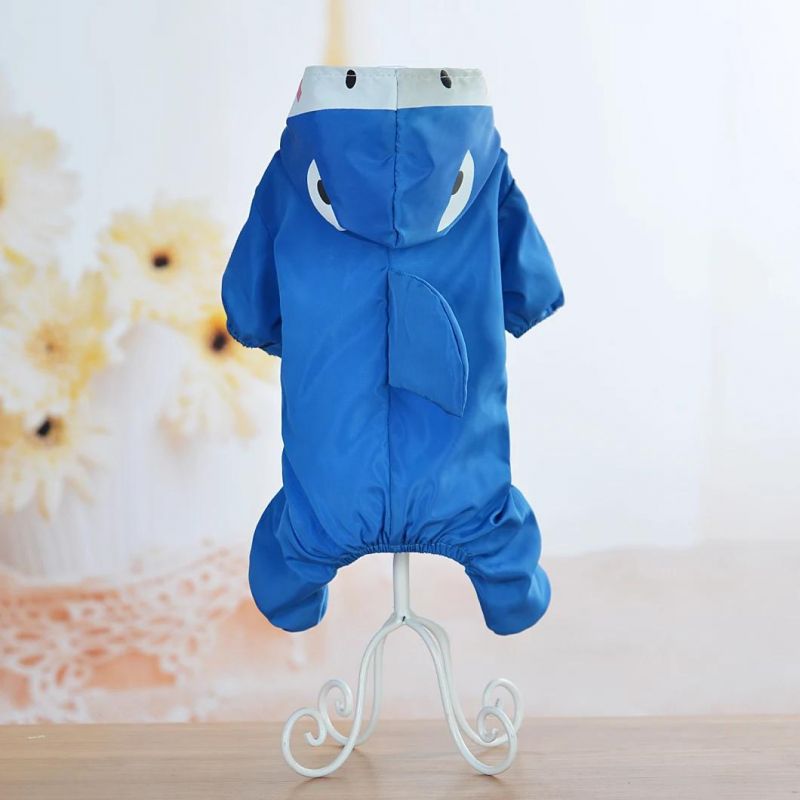 Wholesale Custom Comfortable Large Pet Clothes Hoodie Safe Waterproof Pet Dog Raincoat