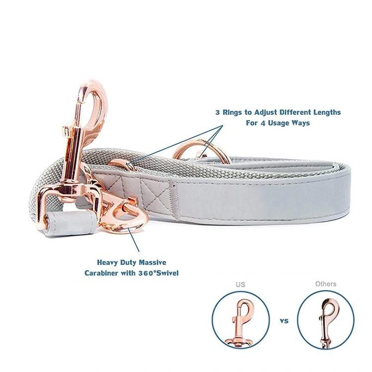 Factory Newest High Quality Wholesale Leather Pet Dog Leash
