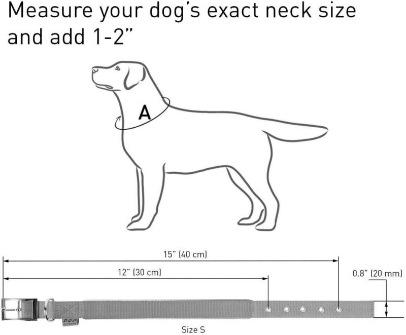 Customized Reflective and Adjustable Durable Nylon Dog Dog Collar