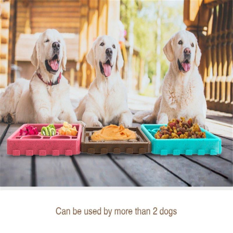 Pet Slow Eating Bowl Licking Combination Plate