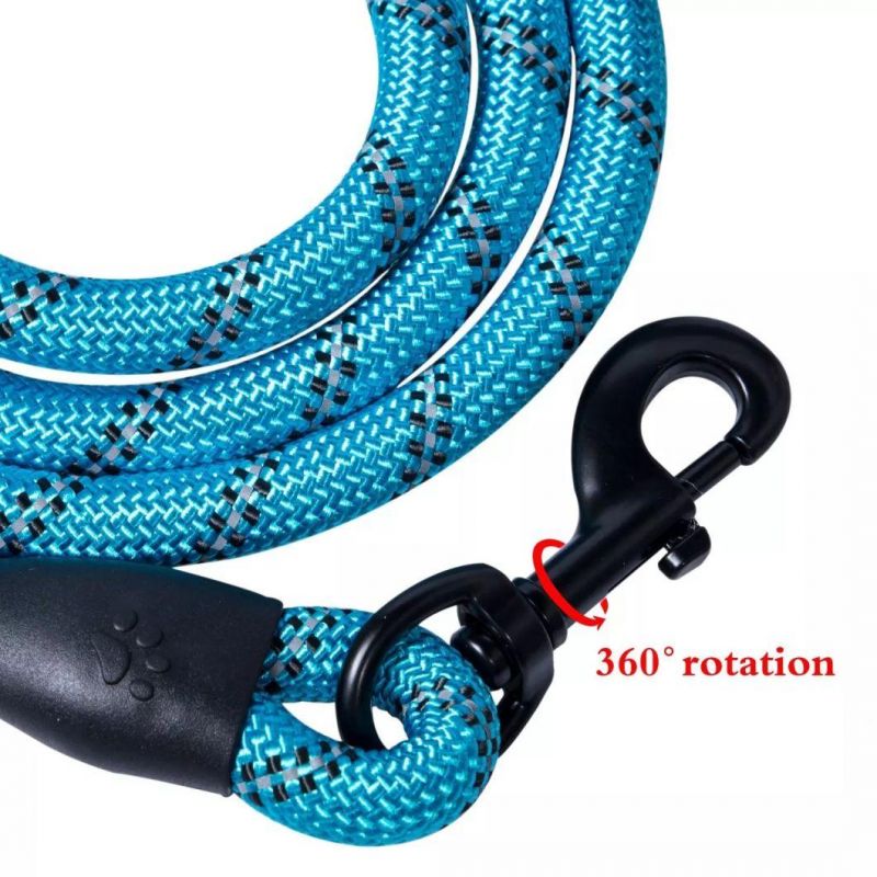 Outdoor Pet Products Durable Comfortable Nylon Hand Free Dog Rope Collar Leash