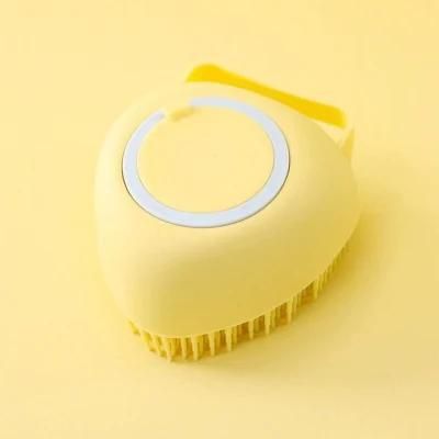 Pet Shampoo Bath Brush Massage Dog Cat Horse Rubber Comb