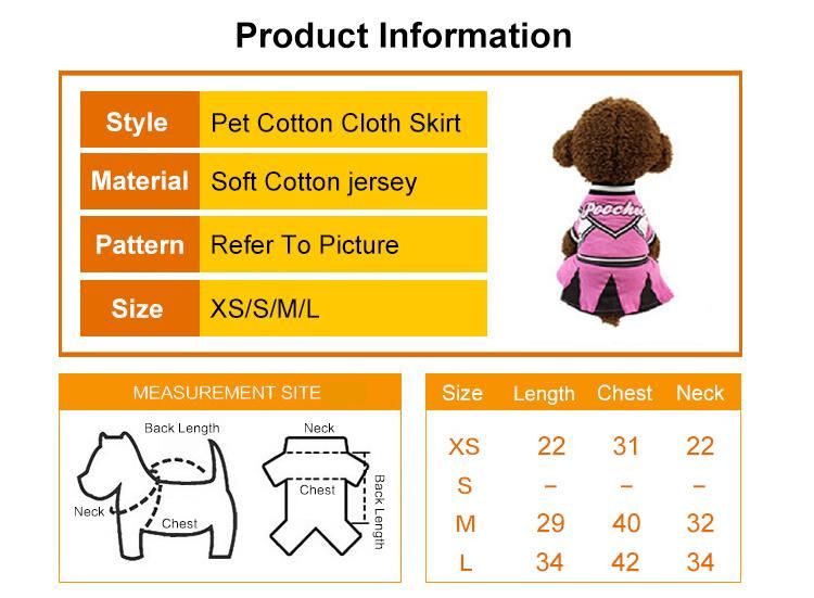 Supplies Spring Summer Princess Skirt Cool Breathable Dog Dress Pet Clothes
