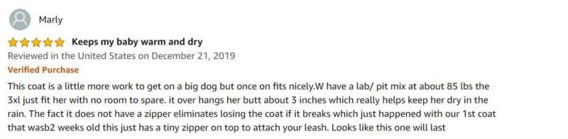 Waterproof Windproof Fleece Lined Dog Coat Outdoor Clothing with Reflective Stripes