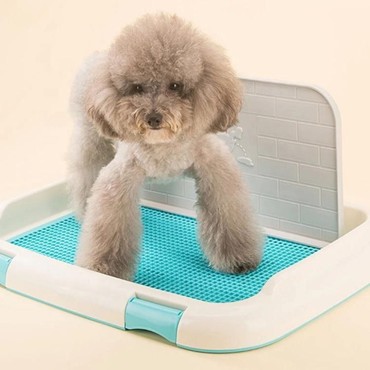 Pet Potty Product Litter Tray Puppy Dog PEE Sheet Flat Dog Poop Toilet Dog Plastic Toilet