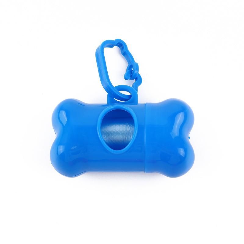 Dog Products, Pet Garbage Bag Dispenser for Towing Rope Dog Potty Bag Container with Carabiner