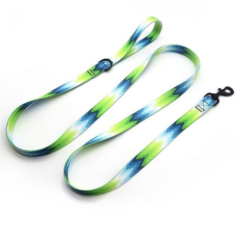 Pet Supplies Custom Polyester Heat Transfer Traction Dog Leash, Dog Collar Th8120