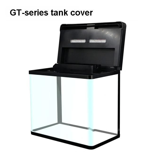 18 Liters Curved Glass Aquarium Tank LED Light
