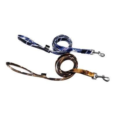 Custom Logo PU Leather Design Easy Cleaning Soft&Comfortable Material Pet Dog Leash