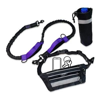 Dog Running Lead Reflective Handsfree Dog Bungee Leash with Bag