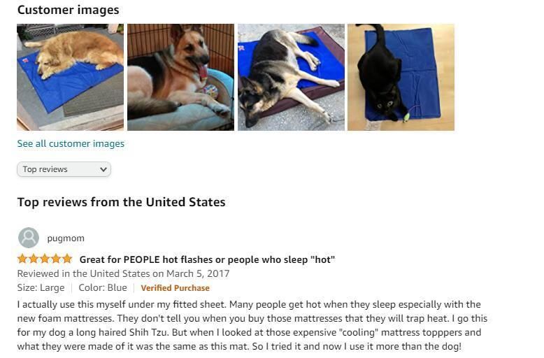 Cooling Mat for Dogs Large Size Cool Pad