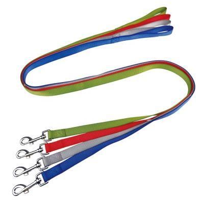 Low MOQ Custom Logo Pure Color Outdoors Running Nylon Material Durable Adjustable Pet Recycle Dog Leash