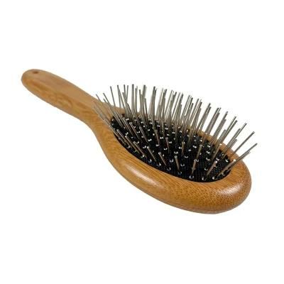 Factory Wholesale Bamboo Wooden Pet Massage Grooming Comb Brush for Cat Dog