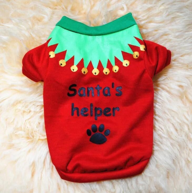 100% Cotton Christmas Dog Clothing with Fast Delivery
