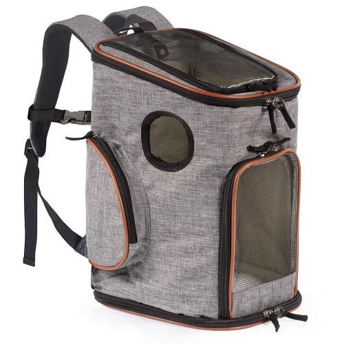 Airline-Approved Soft-Sided Pet Carrier Backpack for Small Dogs&Cats, Designed for Travel, Hiking, Walking & Outdoor Use