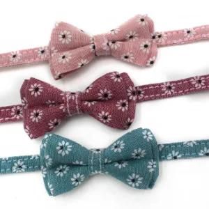 Pet Accessories Lovely Doggie Kittie Collar with Bow- Knot Tie