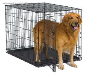 2021 Amazon hot sale customized Folding heavy duty Metal Dog Crate Single Door &amp; Double Door Dog cage