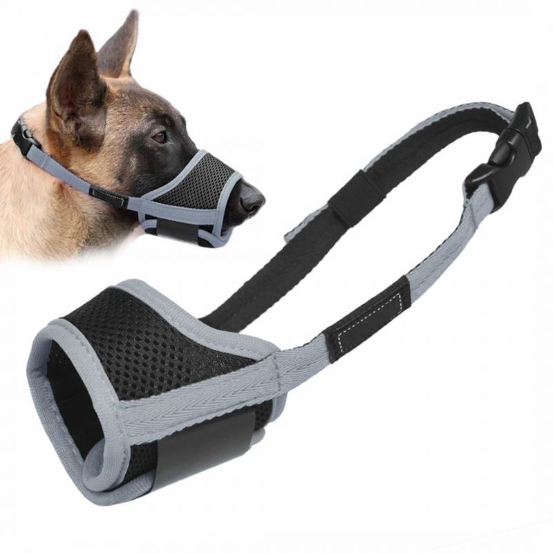 Breathable Mesh Dog Muzzle Anti Bark Mouth Mask Pet Mouth Cover