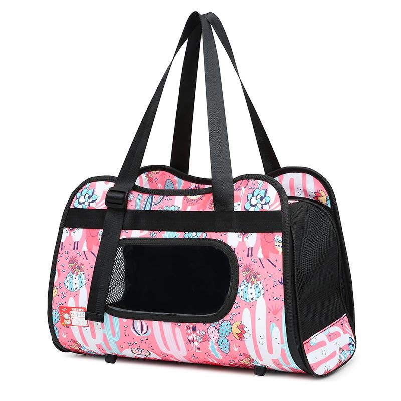 Premium Pet Carrier Soft Sided for Cats and Dogs Portable Cozy Travel Pet Bag, Car Seat Safe Carrier