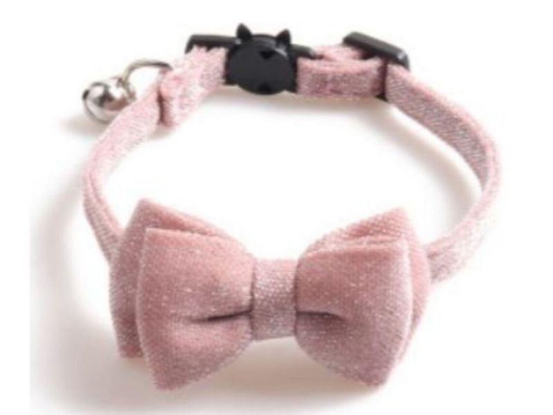 Cat Collar with Bow and Bell Safe Quick Release Breakaway Buckle Cat Gifts & Cat Toys