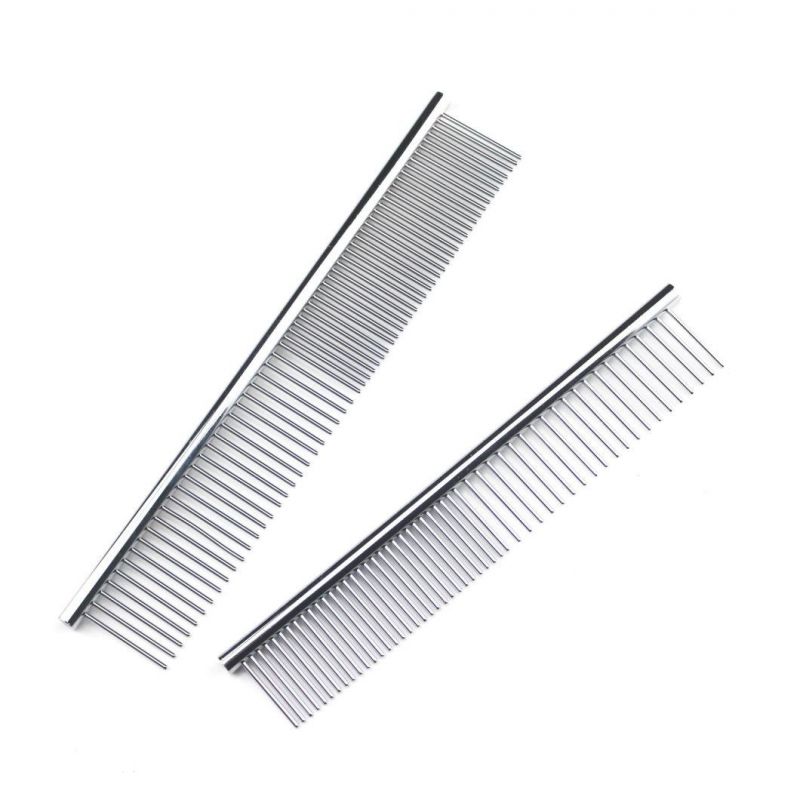 Pet Dematting Comb Stainless Steel Pet Grooming Comb for Dogs