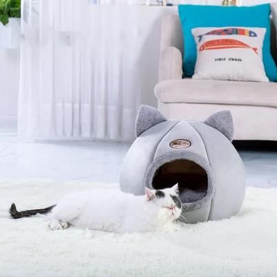 New Cat Bed for Cat&lsquo; S House Products Pets Pad Super Soft Pet Tent Cozy Cave Beds