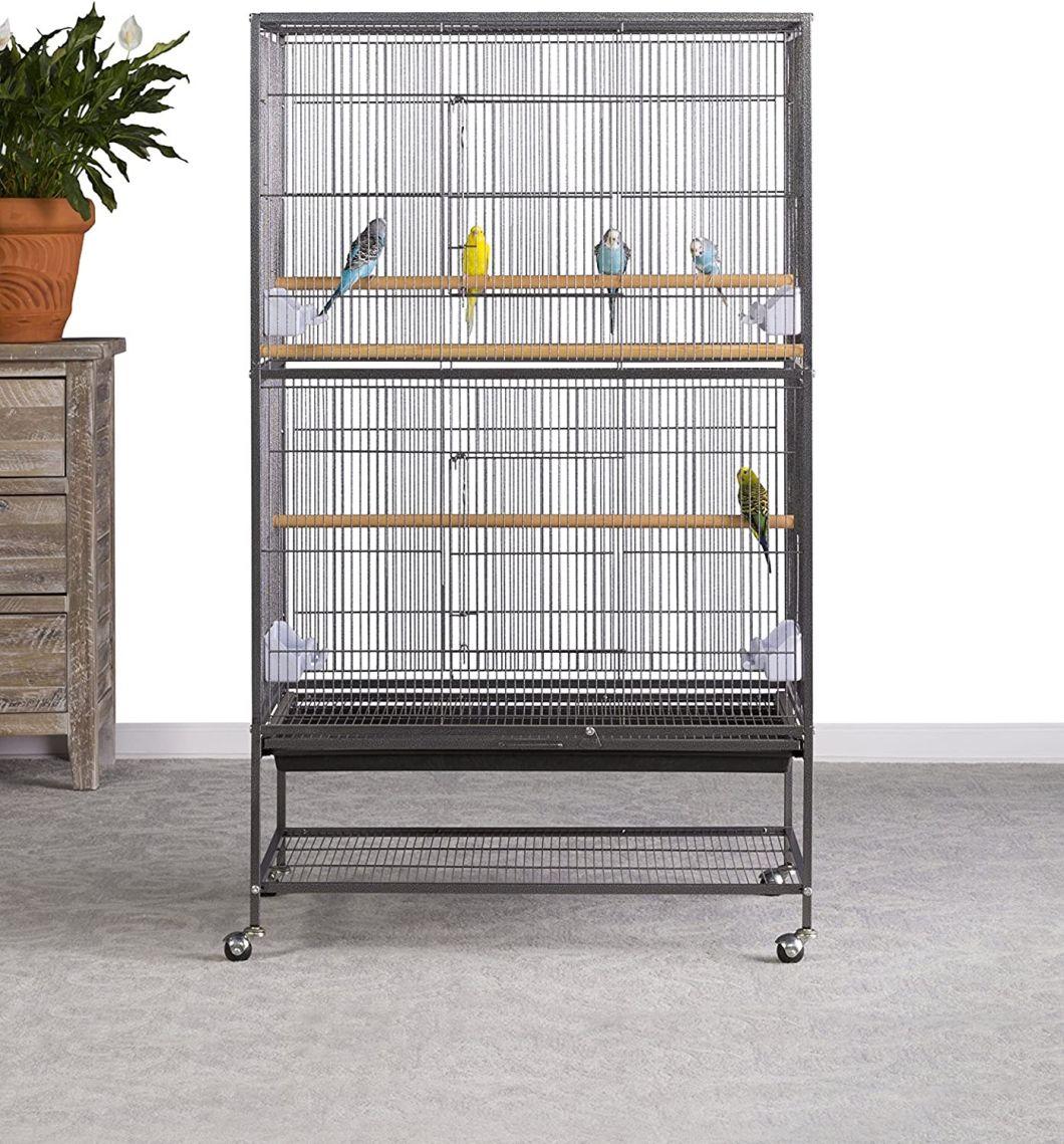 in Stock Customize OEM ODM Rotunda Bird Perch Stand up Parrot Cage
