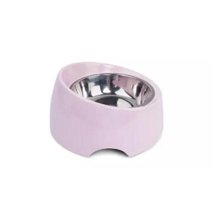 Melamine Beveled Mouth Pet Bowl American Dog Bowl Is Resistant to Fall Without Stainless Steel Basin