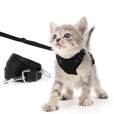 Reflective Breathable Air Mesh Cats Harness with Lead