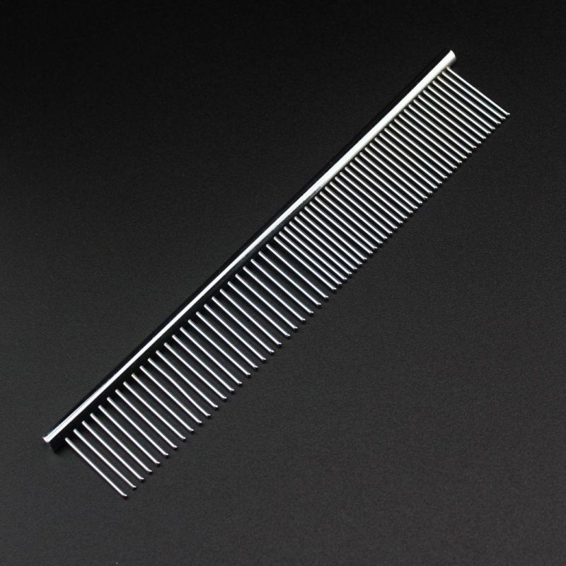 Wholesale Portable Flat Round Handle Clean Removal Pet Flea Comb