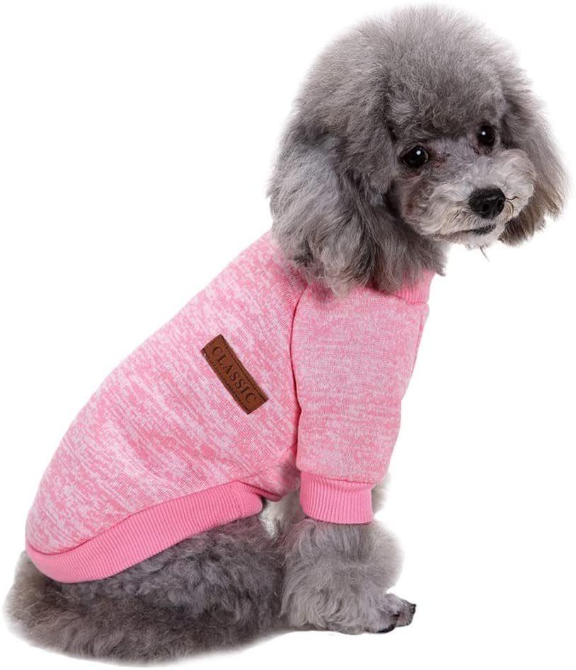 Pet Dog Clothes Knitwear Dog Sweater Soft Thickening Warm Pup Dogs Shirt