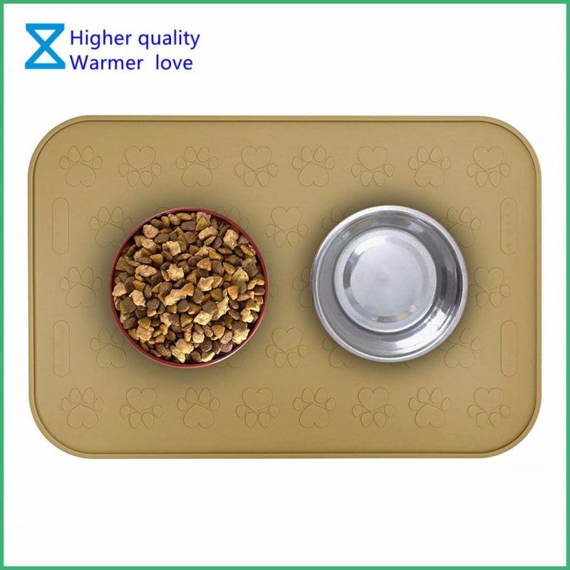 2022 Hot-Selling High Quality 100% Silicone Pet Feeding Mats for Dog Cats with Eco-Friendly Materials