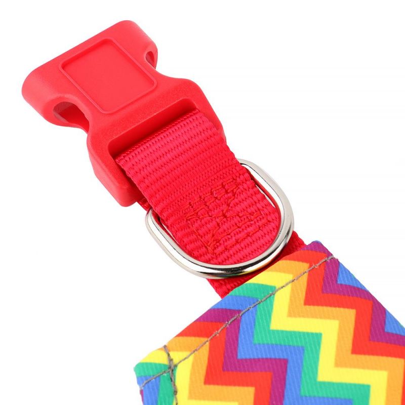 Personalized Pet Accessories Nylon Webbing Collar Bandana for Dogs/Customized