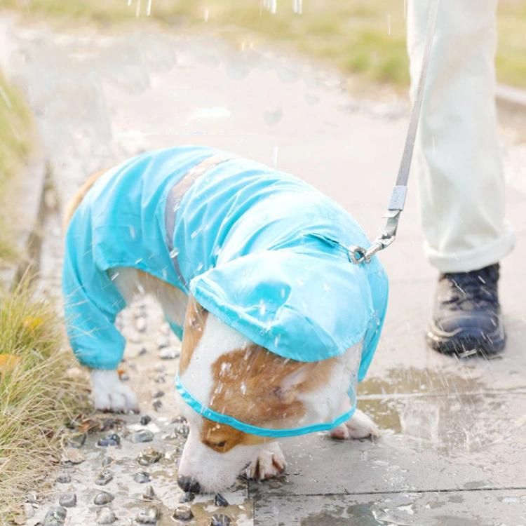 Waterproof Dog Transparent Rainy Pet Raincoat Pet Clothes