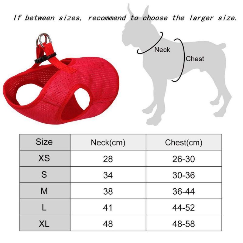Step-in Air Mesh Breathable Adjustable Dog Harness for Puppies