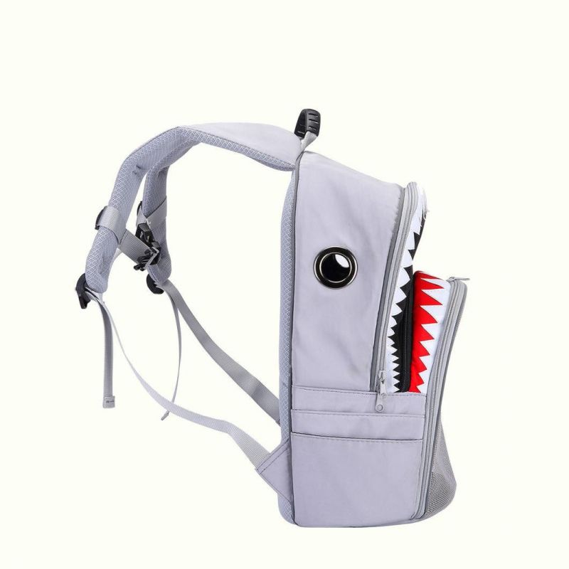 Pet Backpack Personal Shark Breathable Carrier Bag Dog Backpack Cat Bag