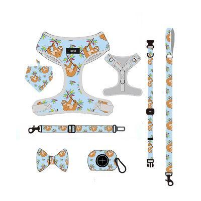 Luxury Designer Custom Printed Mesh Reversible Dog Harness/Pet Accessories